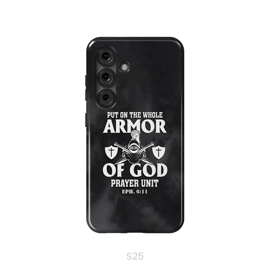 Put On The Whole Armor Of God Phone Case Samsung Galaxy S25 / Tough Case