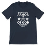 Put on the whole armor of God Women’s t-shirt Navy / S