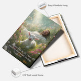 Rejoice with Me for I Have Found My Sheep Which Was Lost Luke 15:6 Christian Wall Art Canvas