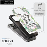 Romans 15:13 May the God of hope fill you with all joy and peace phone case