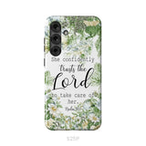She Confidently Trusts The Lord To Take Care Of Her Psalm 112:7 Phone Case Samsung Galaxy S25 Plus / Tough Case