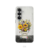 Simply Blessed Hummingbirds and Flowers in Vase Christian Phone Case Samsung Galaxy S26 / Tough Case