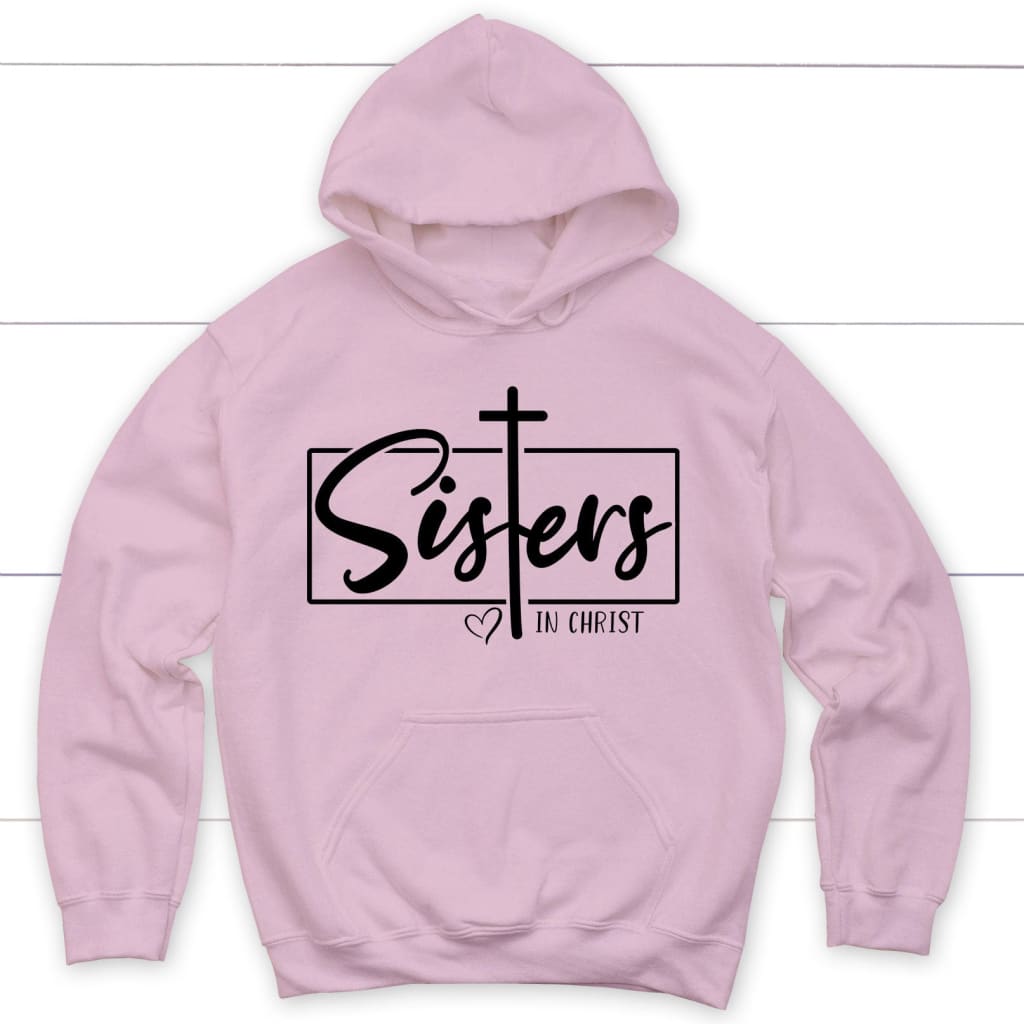 Light pink sisters hot sale hoodie