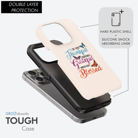 So very thankful incredibly grateful unbelievably blessed phone case Christian cases