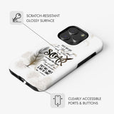 Soar on Wings Like Eagles Isaiah 40:31 Christian Phone Case