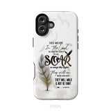 Soar on Wings Like Eagles Isaiah 40:31 Christian Phone Case iPhone 16 Plus / Tough Case