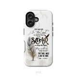 Soar on Wings Like Eagles Isaiah 40:31 Christian Phone Case iPhone 16 / Tough Case