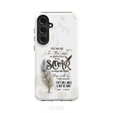 Soar on Wings Like Eagles Isaiah 40:31 Christian Phone Case Samsung Galaxy S24 Plus / Tough