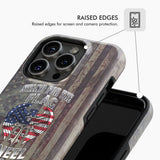 Stand for the Flag and Kneel Cross American Phone Case