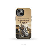 The Devil Saw Me With My Head Down Woman Warrior of Christ Phone Case iPhone 13 Mini / Tough Case