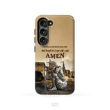 The Devil Saw Me With My Head Down Woman Warrior of Christ Phone Case Samsung Galaxy S23 (Not for S23 FE) / Tough Case