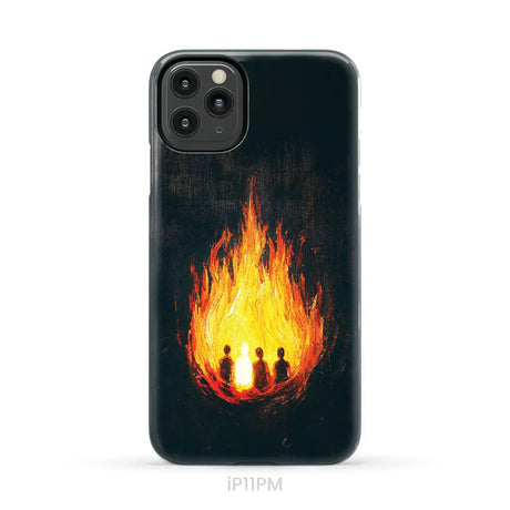 The Fiery Furnace Phone Case (Shadrach Meshach Abednego with Son of God) iPhone 11 Pro Max / Tough Case