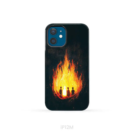 The Fiery Furnace Phone Case (Shadrach Meshach Abednego with Son of God) iPhone 12 Mini / Tough Case