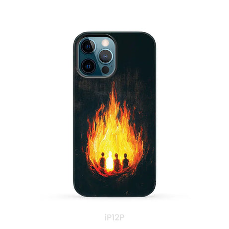The Fiery Furnace Phone Case (Shadrach Meshach Abednego with Son of God) iPhone 12 Pro / Tough Case