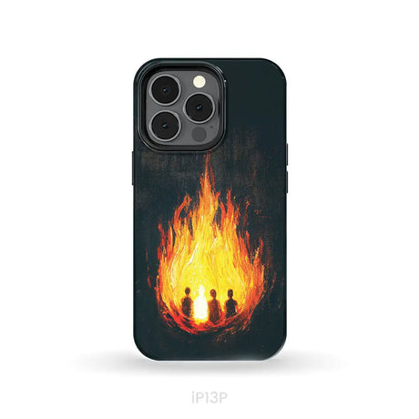The Fiery Furnace Phone Case (Shadrach Meshach Abednego with Son of God) iPhone 13 Pro / Tough Case