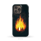 The Fiery Furnace Phone Case (Shadrach Meshach Abednego with Son of God) iPhone 14 Pro Max / Tough Case