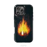 The Fiery Furnace Phone Case (Shadrach Meshach Abednego with Son of God) iPhone 16 Pro Max / Tough Case