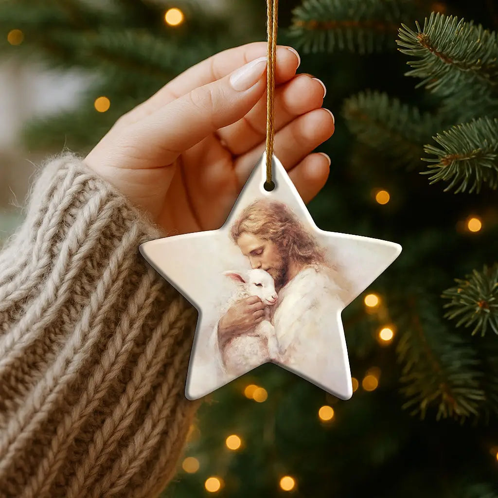 The Good Shepherd – Jesus with Lamb Ornament