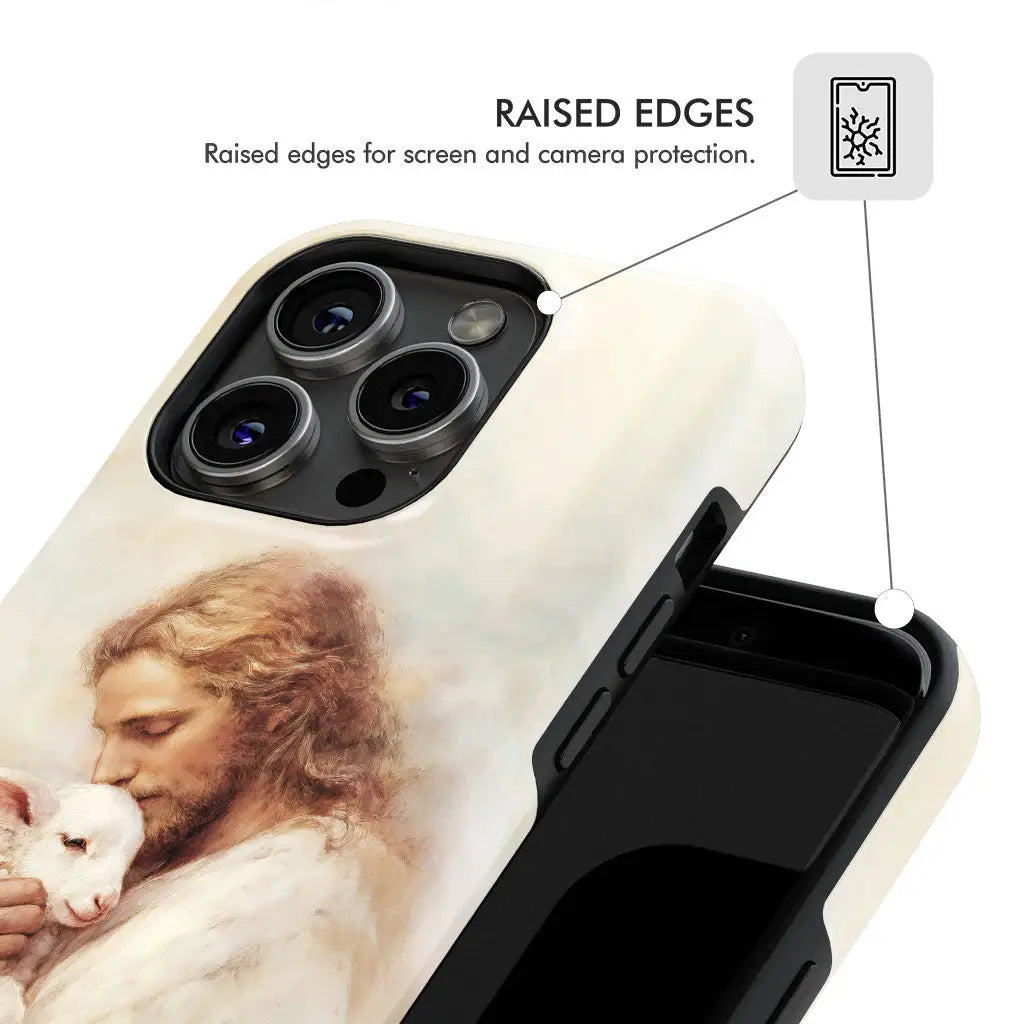 The Good Shepherd – Jesus with Lamb Phone Case