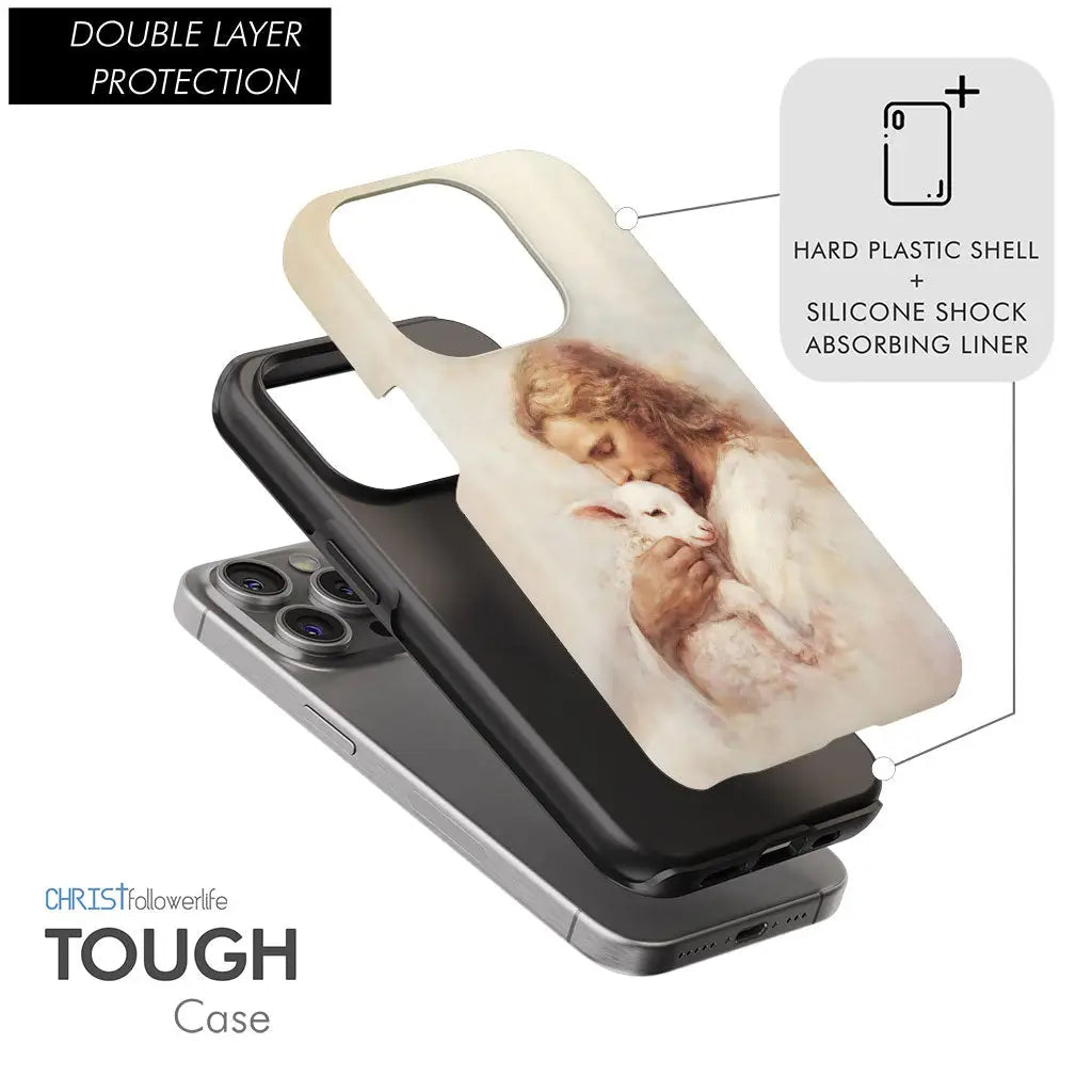 The Good Shepherd – Jesus with Lamb Phone Case