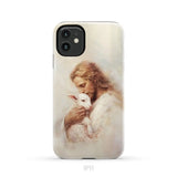 The Good Shepherd – Jesus with Lamb Phone Case iPhone 11 / Tough Case