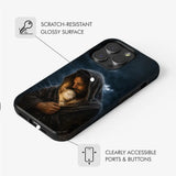 The Good Shepherd Shelters His Lamb In The Rain – Luke 15 – Christian Phone Case