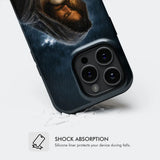 The Good Shepherd Shelters His Lamb In The Rain – Luke 15 – Christian Phone Case