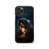 The Good Shepherd Shelters His Lamb In The Rain – Luke 15 – Christian Phone Case iPhone 11 Pro / Tough Case