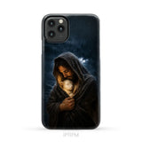 The Good Shepherd Shelters His Lamb In The Rain – Luke 15 – Christian Phone Case iPhone 11 Pro Max / Tough Case