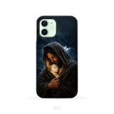 The Good Shepherd Shelters His Lamb In The Rain – Luke 15 – Christian Phone Case iPhone 12 / Tough Case