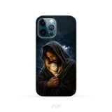 The Good Shepherd Shelters His Lamb In The Rain – Luke 15 – Christian Phone Case iPhone 12 Pro / Tough Case