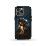 The Good Shepherd Shelters His Lamb In The Rain – Luke 15 – Christian Phone Case iPhone 13 Pro / Tough Case
