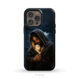 The Good Shepherd Shelters His Lamb In The Rain – Luke 15 – Christian Phone Case iPhone 14 Pro Max / Tough Case