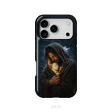 The Good Shepherd Shelters His Lamb In The Rain – Luke 15 – Christian Phone Case iPhone 17 Pro / Tough Case