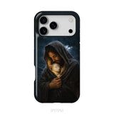 The Good Shepherd Shelters His Lamb In The Rain – Luke 15 – Christian Phone Case iPhone 17 Pro Max / Tough Case