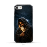 The Good Shepherd Shelters His Lamb In The Rain – Luke 15 – Christian Phone Case iPhone 7 / Tough Case