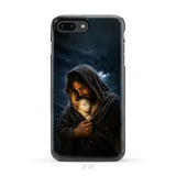The Good Shepherd Shelters His Lamb In The Rain – Luke 15 – Christian Phone Case iPhone 7 Plus / Tough Case
