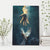 Christian canvas wall art featuring Jesus reaching into the water, symbolizing God's rescue, perfect faith-based home decor.