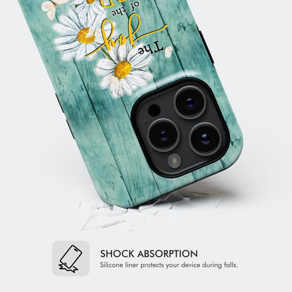 The Joy of Lord is My Strength Nehemiah 8:10 Daisy Flowers Phone Case