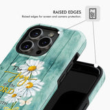 The Joy of Lord is My Strength Nehemiah 8:10 Daisy Flowers Phone Case
