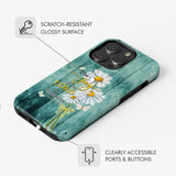 The Joy of Lord is My Strength Nehemiah 8:10 Daisy Flowers Phone Case