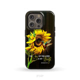 The Joy Of Lord Is My Strength Sunflower Hummingbird Phone Case iPhone 14 Pro / Tough