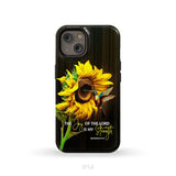 The Joy Of Lord Is My Strength Sunflower Hummingbird Phone Case iPhone 14 / Tough