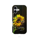 The Joy Of The Lord Is My Strength Sunflower Hummingbird Phone Case iPhone 17 / Tough Case