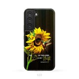 The Joy Of Lord Is My Strength Sunflower Hummingbird Phone Case Samsung Galaxy S22 / Tough