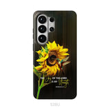 The Joy Of The Lord Is My Strength Sunflower Hummingbird Phone Case Samsung Galaxy S26 Ultra / Tough Case