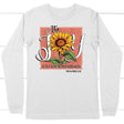 The Joy of Lord is my Strength Sunflower Long Sleeve Shirt White / S
