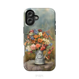 The Joy of the Lord is Your Strength Nehemiah 8:10 Flower Butterfly Phone Case iPhone 16 Plus / Tough Case