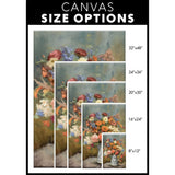 The Joy of Lord is Your Strength Nehemiah 8:10 Flower Butterfly Wall Art Canvas Size Options