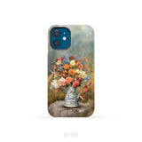 The Joy of the Lord is Your Strength Nehemiah 8:10 Flower Butterfly Phone Case iPhone 12 Mini / Tough Case